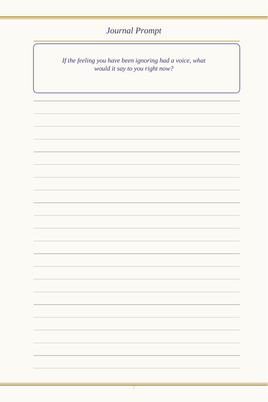 The Awakening Journal — Journal Prompt